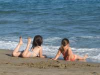 Calafell playa, cerca de Barcelona y Port Aventura